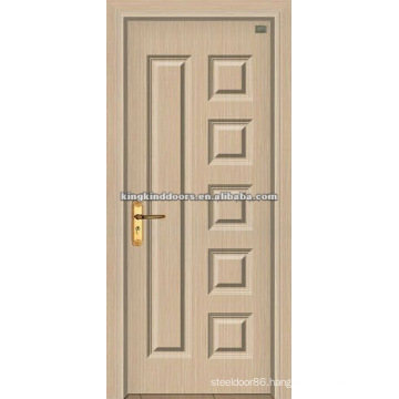 Luxury PVC Door/MDF Wood Door with PVC sheet (JKD-1815) For Interior Door Used